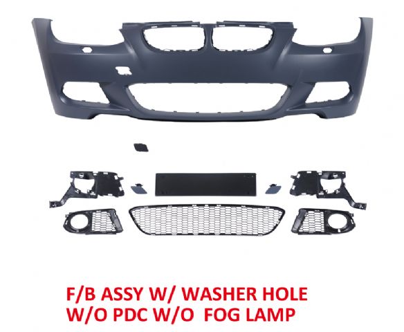 F/B ASSY' W/ WASHER HOLE W/O PDC W/O FOG LAMP