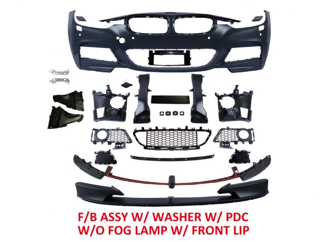 BMW 3 SERIES  F30 F/B ASS'Y W/ WASHER W/ PDC W/O FOG LAMP
