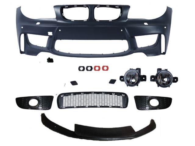 FRONT BUMPER ASS'Y W/ WASHER HOLE W/ PDC W/ FOG LAMP前保總成有雨有雷