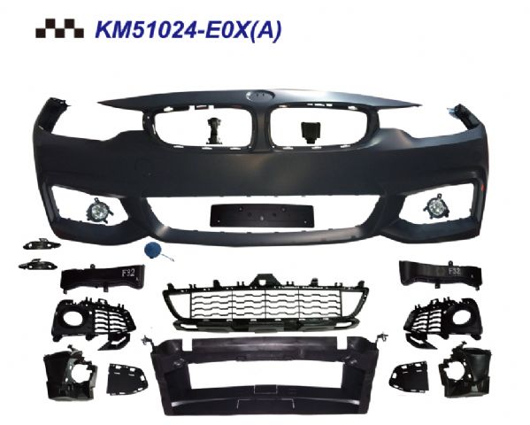 BMW 4 SERIES F33 FRONT BUMPER ASS'Y W/O WASHER HOLE W/O PDC W/ FOG LAMP