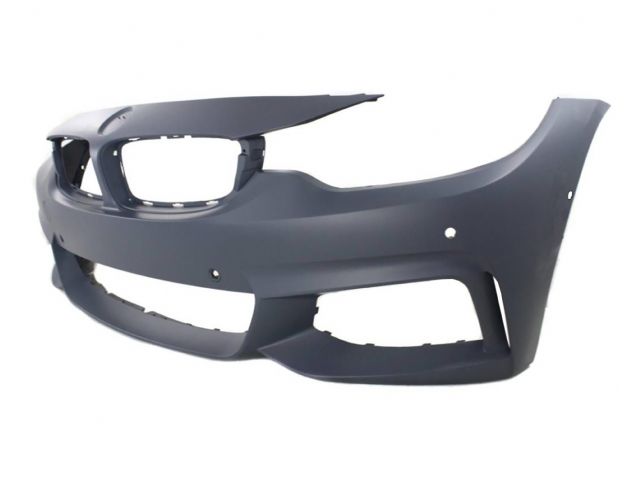 BMW 4 SERIES F36 FRONT BUMPER COVER W/O WASHER HOLE W/ PDC (W/PARK ASSIST)