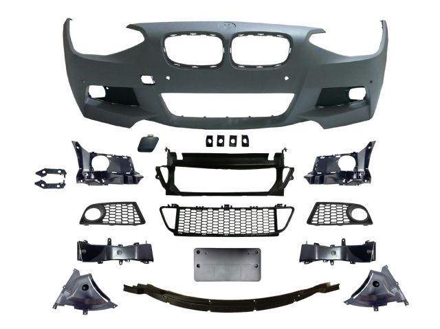 BMW 1 SERIES F20 M tech / M Performance FRONT BUMPER W/O WASHER W/ PDC W/O FOG LAMP ASSY