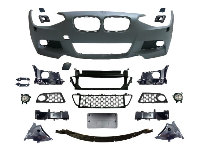 BMW 1 SERIES F21 M tech / M Performance FRONT BUMPER W/ WASHER W/O PDC W/ FOG LAMP ASSY