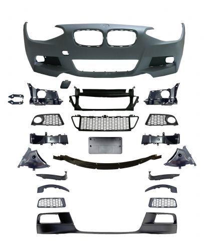 BMW 1 SERIES F20 5-doors FRONT BUMPER W/O WASHER W/O PDC W/O FOG LAMP ASSY