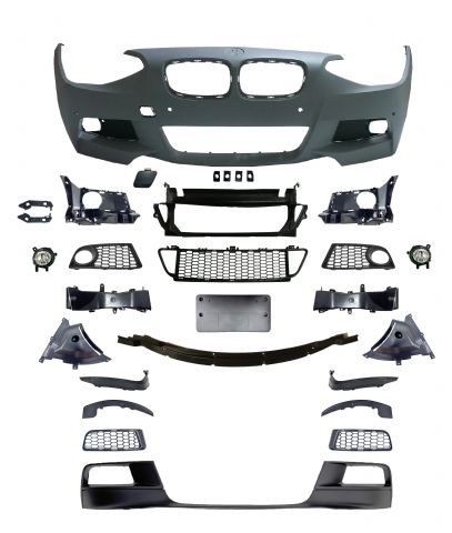 BMW 1 SERIES F21 M tech / M Performance FRONT BUMPER W/O WASHER W/ PDC W/ FOG LAMP ASSY