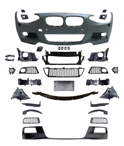 BMW 1 SERIES F20 M tech / M Performance FRONT BUMPER W/ WASHER W/ PDC W/ FOG LAMP ASSY