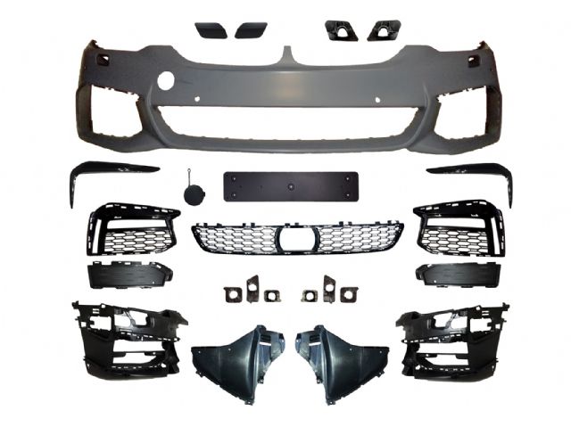 BMW 5 SERIES  G31 F/B ASSY  W/ WASHER W/ PDC  W/O DRL W/ PARKING HOLE (6PCS) W/ ACC