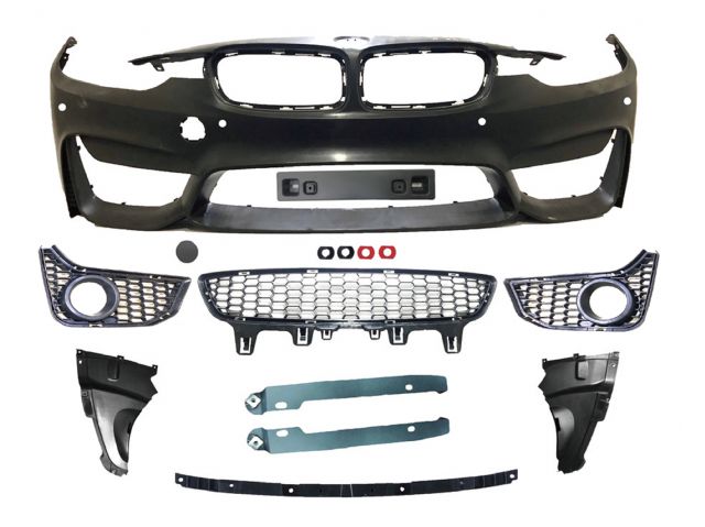 BMW 3 SERIES  F30 M3 Sedan 4Doors F/B ASSY W/O WASHER W/ PDC HOLE W/ FOG LAMP HOLE W/O FOG LAMP 