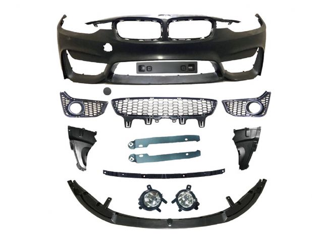 BMW 3 SERIES  F30 M3 Sedan 4Doors F/B W/O WASHER W/O PDC HOLE, W/ FOG LAMP ASS'Y W/ FRONT LIP