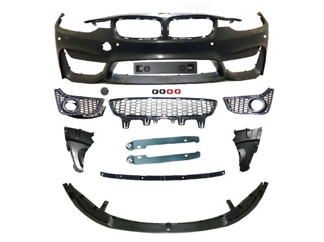 BMW 3 SERIES  F30 M3 Sedan 4Doors F/B W/O WASHER W/ PDC HOLE, W/O FOG LAMP ASS'Y W/ FRONT LIP, FOG LAMP HOLE TYPE