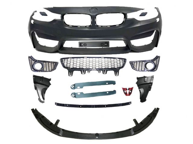 BMW 3 SERIES  F30 M3 Sedan 4Doors F/B W/ WASHER W/O PDC HOLE, W/O FOG LAMP ASS'Y W/ FRONT LIP, FOG LAMP HOLE TYPE