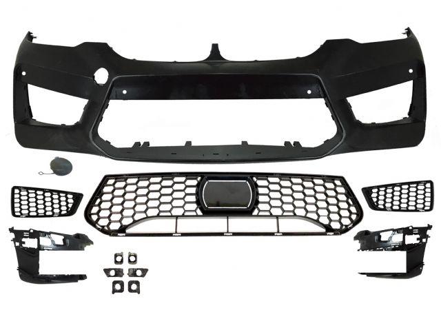 BMW 5 SERIES  G31 FRONT BUMPER ASSY COVER W/O WASHER HOLE W/ PDC W/ ACC CENTER