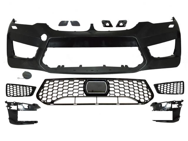 BMW 5 SERIES  G31 FRONT BUMPER ASSY COVER W/ WASHER HOLE W/O PDC W/ ACC CENTER