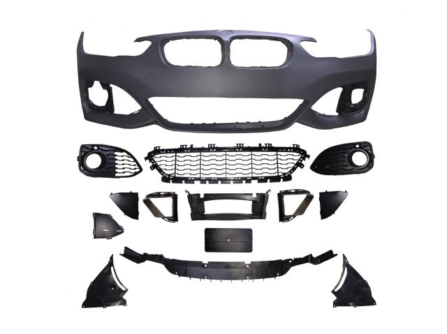 BMW 1 SERIES F21 M tech / M Performance FRONT BUMPER ASSY COVER W/O WASHER HOLE W/O PDC