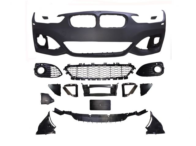 BMW 1 SERIES F21 M tech / M Performance FRONT BUMPER ASSY COVER W/ WASHER HOLE W/O PDC