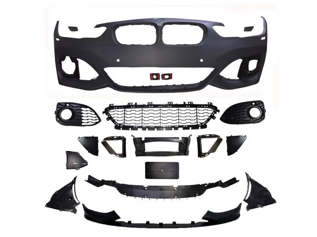 BMW 1 SERIES F21 M tech / M Performance FRONT BUMPER ASSY COVER W/ WASHER HOLE W/ PDC