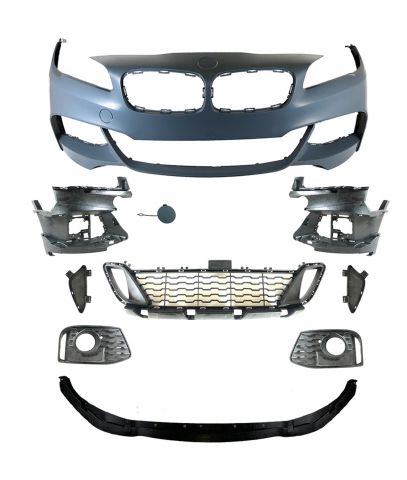 BMW 2 GRAN TOURER SERIES F46 FRONT BUMPER ASSY W/O PDC HOLE W/O FOG LAMP