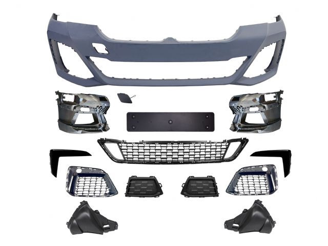 BMW 5 SERIES  G31 FRONT BUMPER ASSY W/O PDC HOLE W/O FOG LAMP