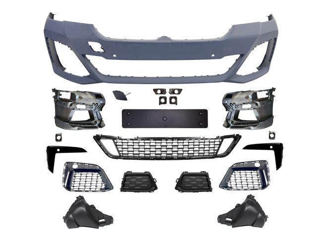 BMW 5 SERIES  G31 FRONT BUMPER ASSY W/PDC W/ PARKING ASSIST W/O FOG LAMP
