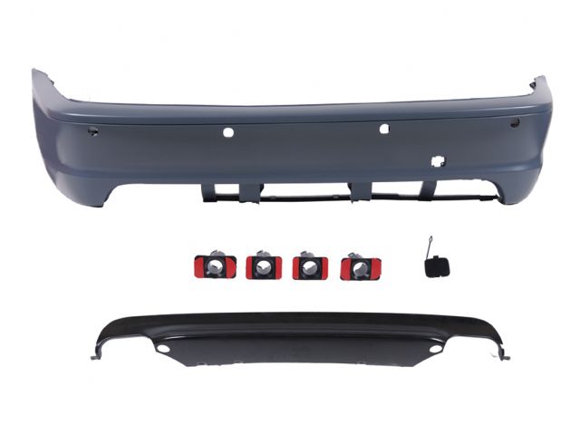 BMW 3 SERIES  E46 2D R/B ASSY W/PDC W/ DUAL OUTLET DIFFUSER