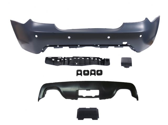 BMW 5 SERIES  E60 R/B ASSY W/ PDC W/ TOW HOOK HOLE W/ TOW HOOK COVER