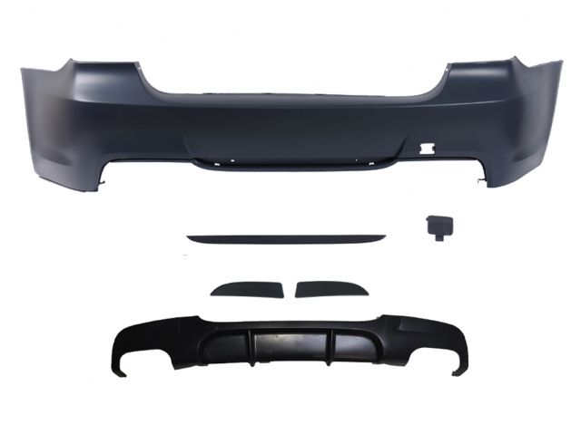 BMW 3 SERIES  E90 REAR BUMPER ASS'Y W/O PDC W/ PFM DIFFUSER