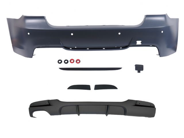 BMW 3 SERIES  E90 REAR BUMPER ASS'Y W/ PDC W/ DIFFUSER 320