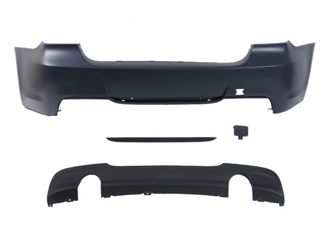 REAR BUMPER COVER W/O PDC HOLE W/ ASS'Y W/ DUAL OUTLET DIFFUSER