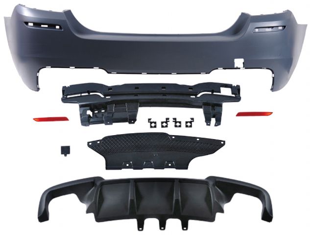 BMW 5 SERIES  F10 R/B ASSY W/O PDC W/ PFM LOWER DIFFUSER