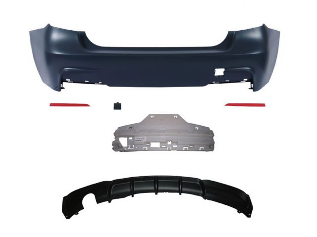 BMW 3 SERIES  F30 R/B ASS'Y W/O PDC SINGLE OUTLET DOUBLE MUFFLER KM52020-6 316-320