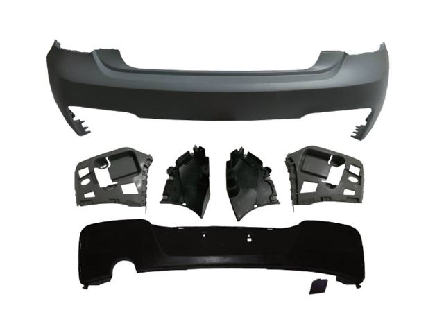 BMW 1 SERIES F21 M tech / M Performance REAR BUMPER W/O PDC W/ (0--) DIFFUSER ASSY