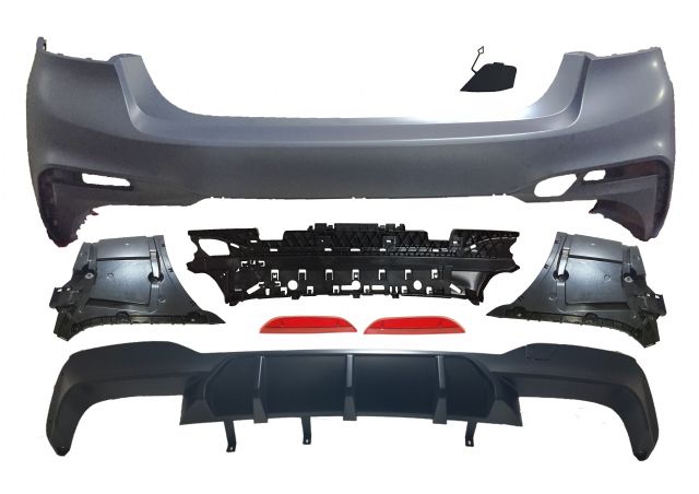 REAR BUMPER ASSY COVER W/O PDC