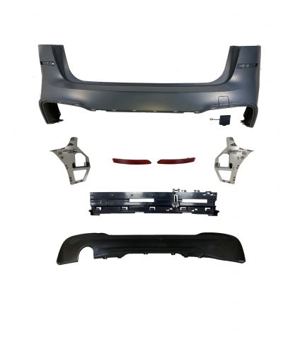 BMW 2 ACTIVE TOURER SERIES F45 REAR BUMPER ASSY W/O PDC W/ SINGLE OUTLET 0- DIFFUSER