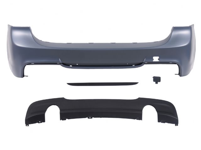 BMW 3 SERIES  E91 REAR BUMPER COVER ASS'Y W/O PDC HOLE  W/ DUAL SPOILER