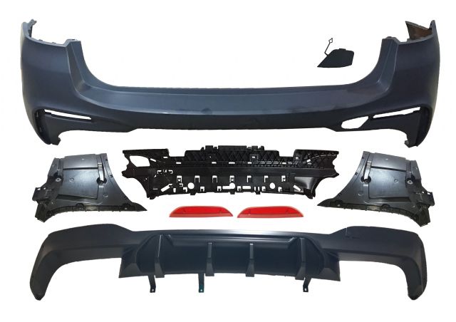 BMW 5 SERIES  G31 REAR BUMPER ASSY COVER W/O PDC