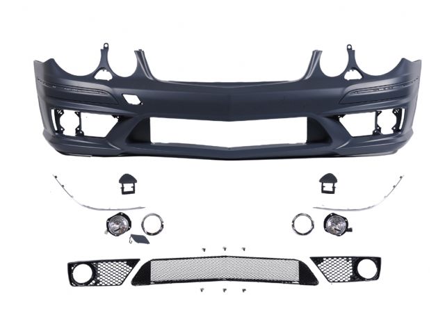 M. BENZ E-CLASS  W211 E63 AMG F/B W/ H/L WASHER & W/O P.D.S HOLE, W/ FOG LAMP ASS'Y