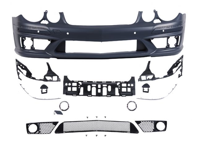 M. BENZ E-CLASS  W211 E63 AMG F/B W/ H/L WASHER & W/O P.D.S HOLE, W/O FOG LAMP W/INNER BRACKETS ASS'Y