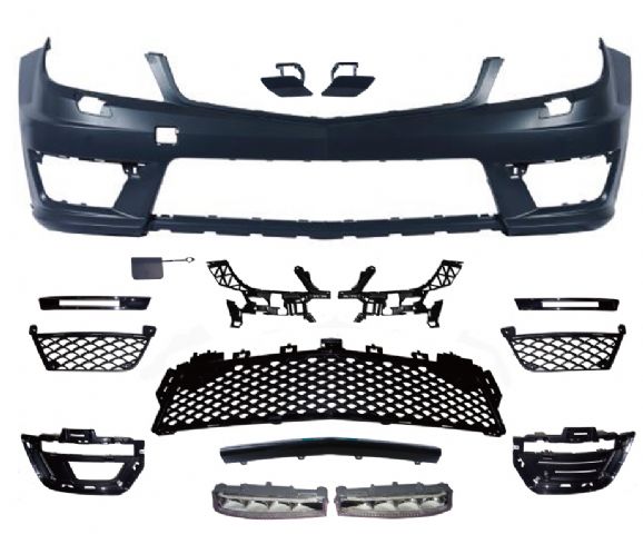FRONT BUMPER ASS'Y W/ WASHER HOLE W/O PDC W/ DRL