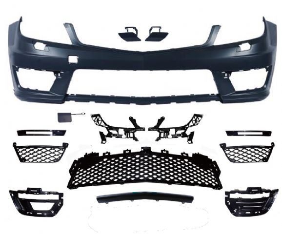FRONT BUMPER ASS'Y W/ WASHER HOLE W/O PDC W/ DRL