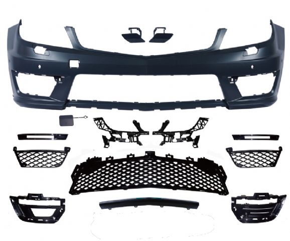 FRONT BUMPER ASS'Y W/ WASHER HOLE W/ PDC W/ DRL