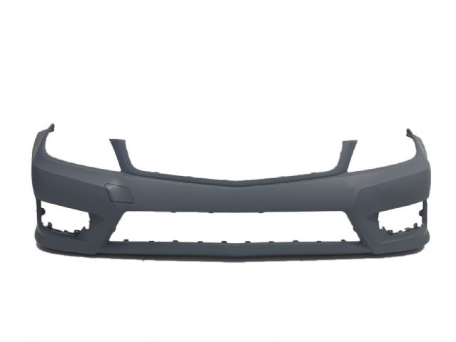 M. BENZ C-CLASS  W204 AMG FRONT BUMPER W/O WASHER W/O PDC