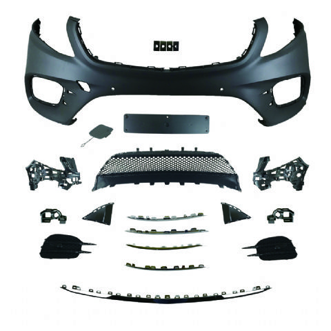 FRONT BUMPER  ASSY W/O WASHER W/ PDC W/O FOG LAMP ASSY