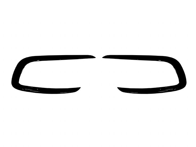 M. BENZ V-CLASS W447 UPPER BROW FOR OUTER GRILLE RH