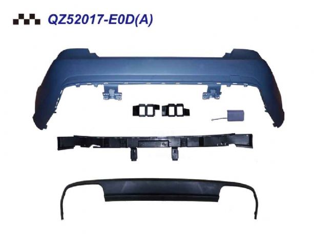 M. BENZ E-CLASS  W212 E63 R/B COVER W/O PDC HOLE W/ E63AMG LOWER DIFFUSER QZ52017-4D