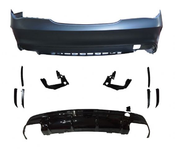 M. BENZ CLA-CLASS W117 REAR BUMPER ASSY W/ O PDC
