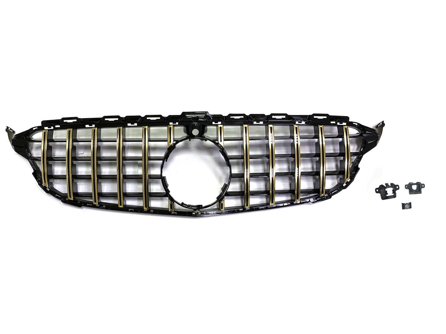 M. BENZ C-CLASS  W205 Sedan/ Coupe GRILLE W/O BASE W/ UPPER & LOWER CAMERA BASE W/ PDC*1