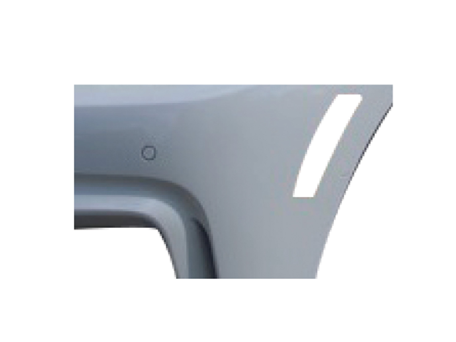 BMW 4 SERIES F32 FRONT BUMPER COVER W/O WASHER HOLE W/ PDC