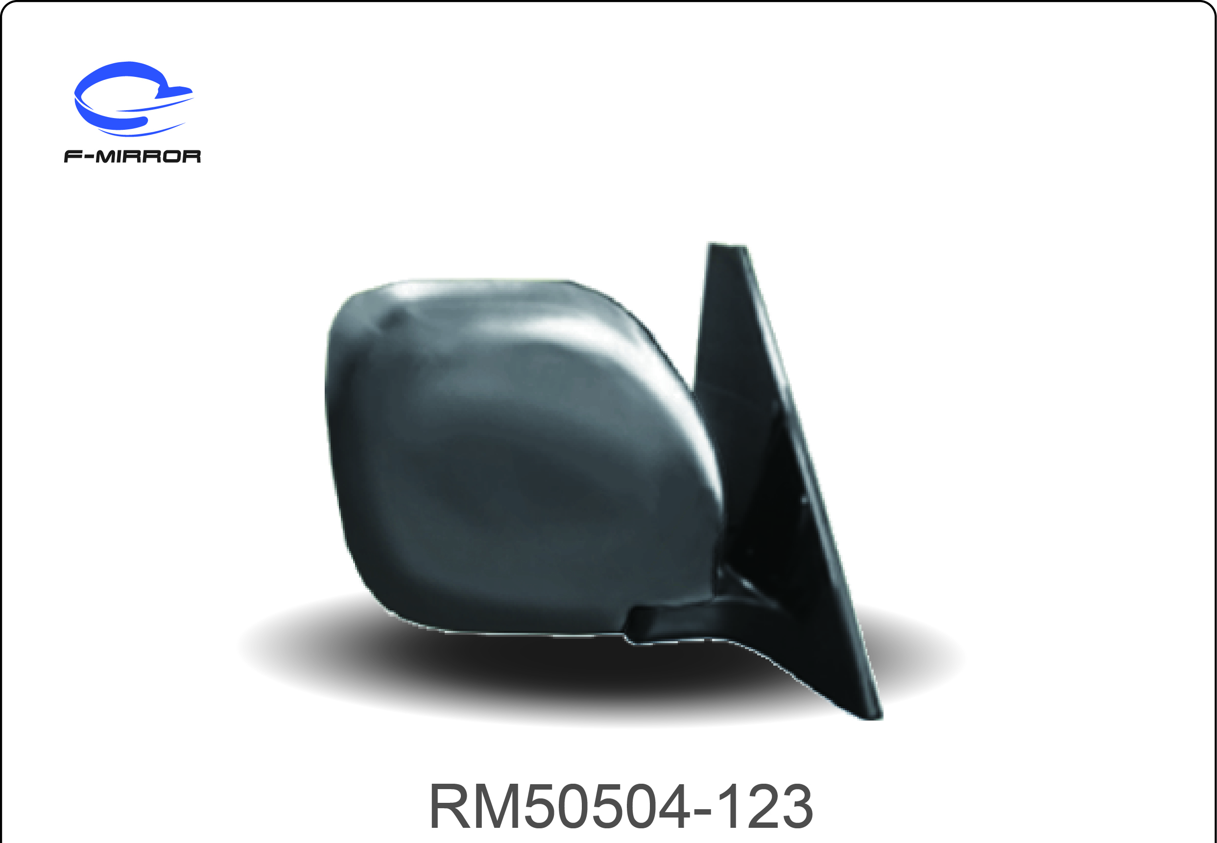 thumbnail image 2 of Left Side Door Mirror Glass For Mitsubishi Triton MR 2018+ – Black, Electric Heated? (CMGS Replacement, AU Stock) 2 of 2